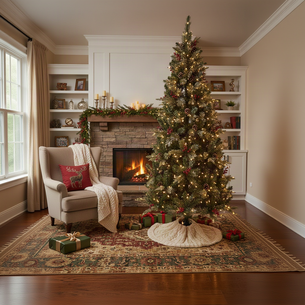Arbol Navidad Decorado Grande