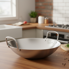 Wok En Acero Inoxidable 45cm