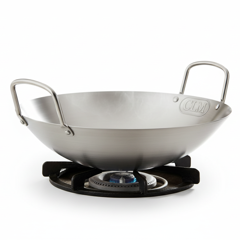 Wok de Acero Inoxidable 50cm