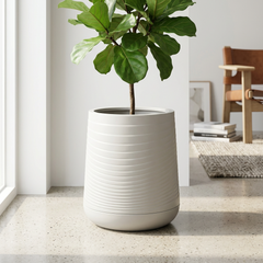 Jarron Decorativo con Diseño Lineas