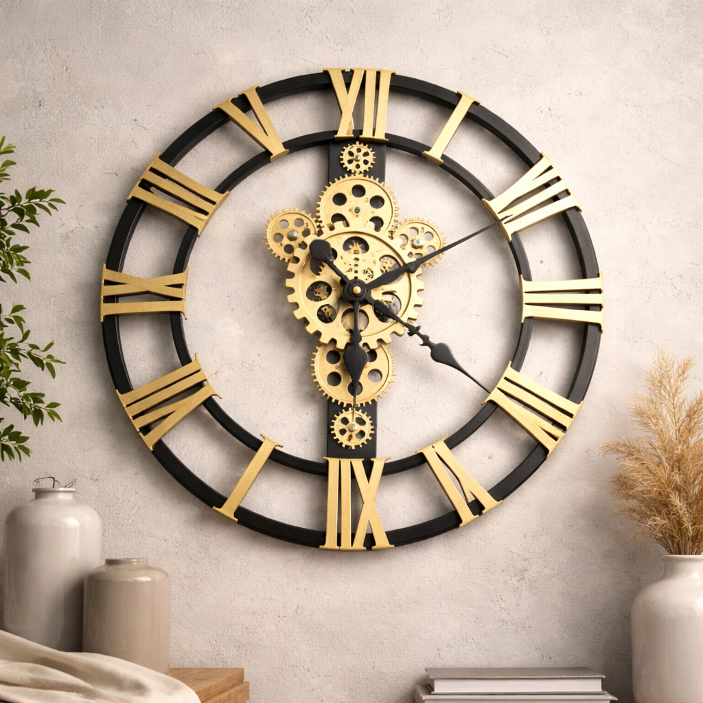 Reloj de Pared Vintage Industrial