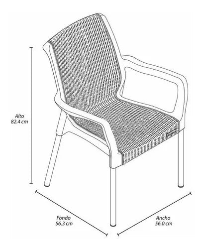 Juego Comedor Shia Mocca/ Rimax