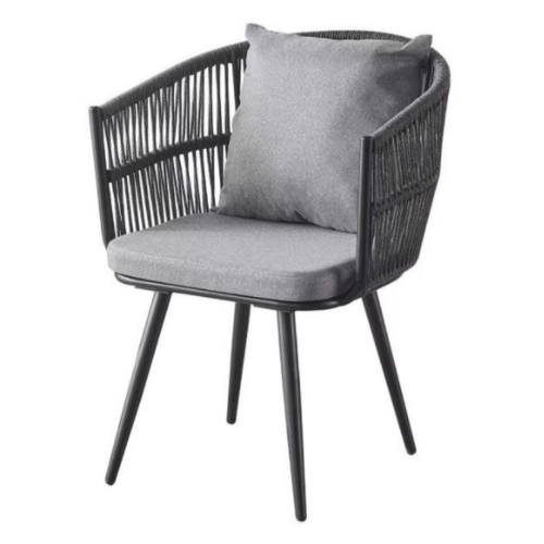Silla Rattan Gris