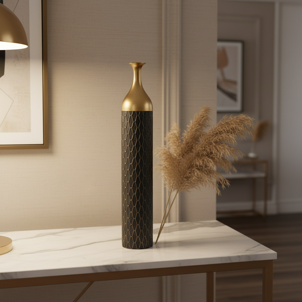 Jarron Gold & Black 75CM
