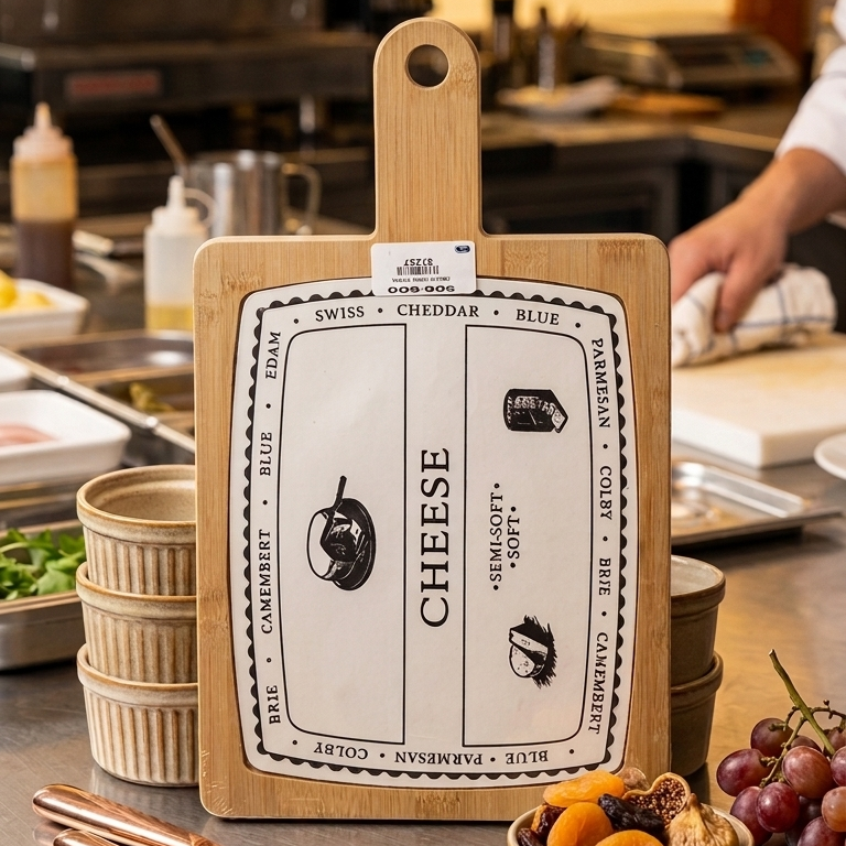 Tabla Gourmet para Quesos - Edición "Bistro Vintage"