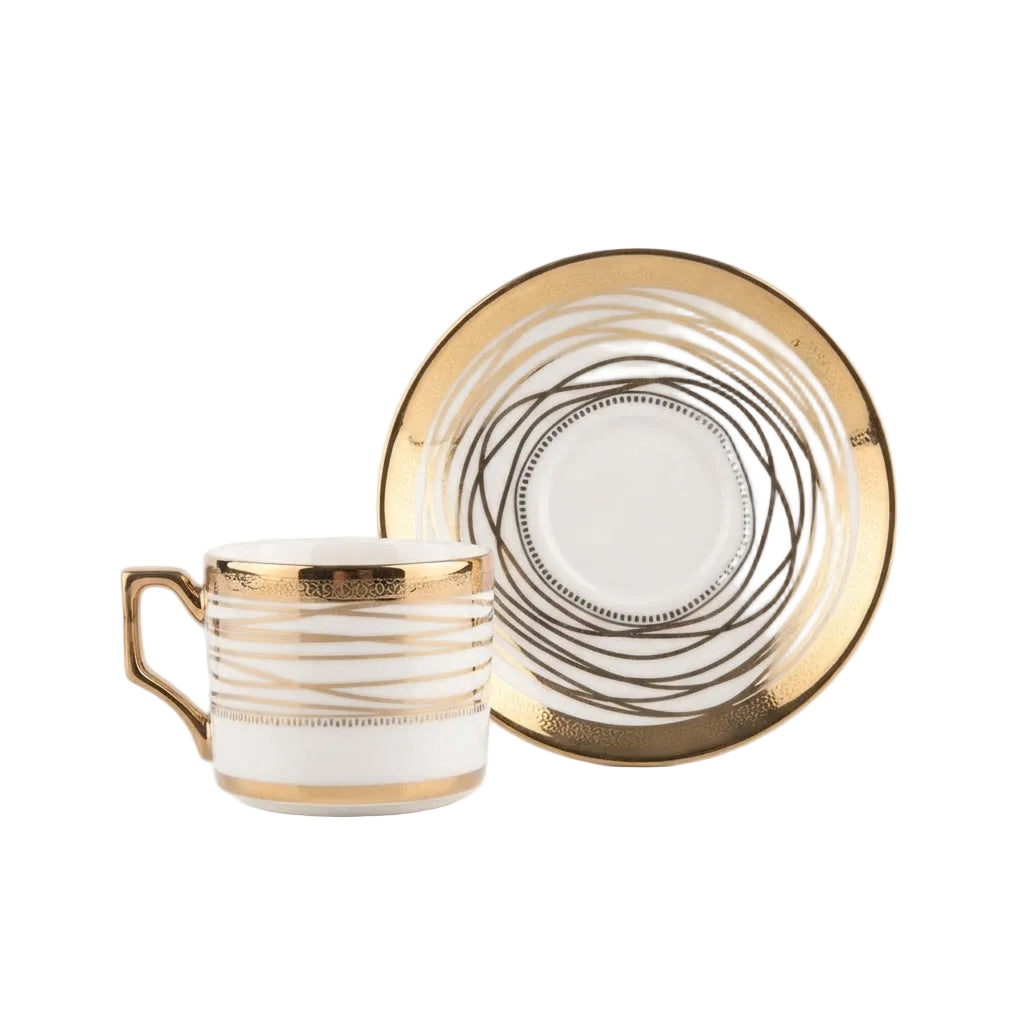 Set de Pocillos Rayas (6 Puestos)