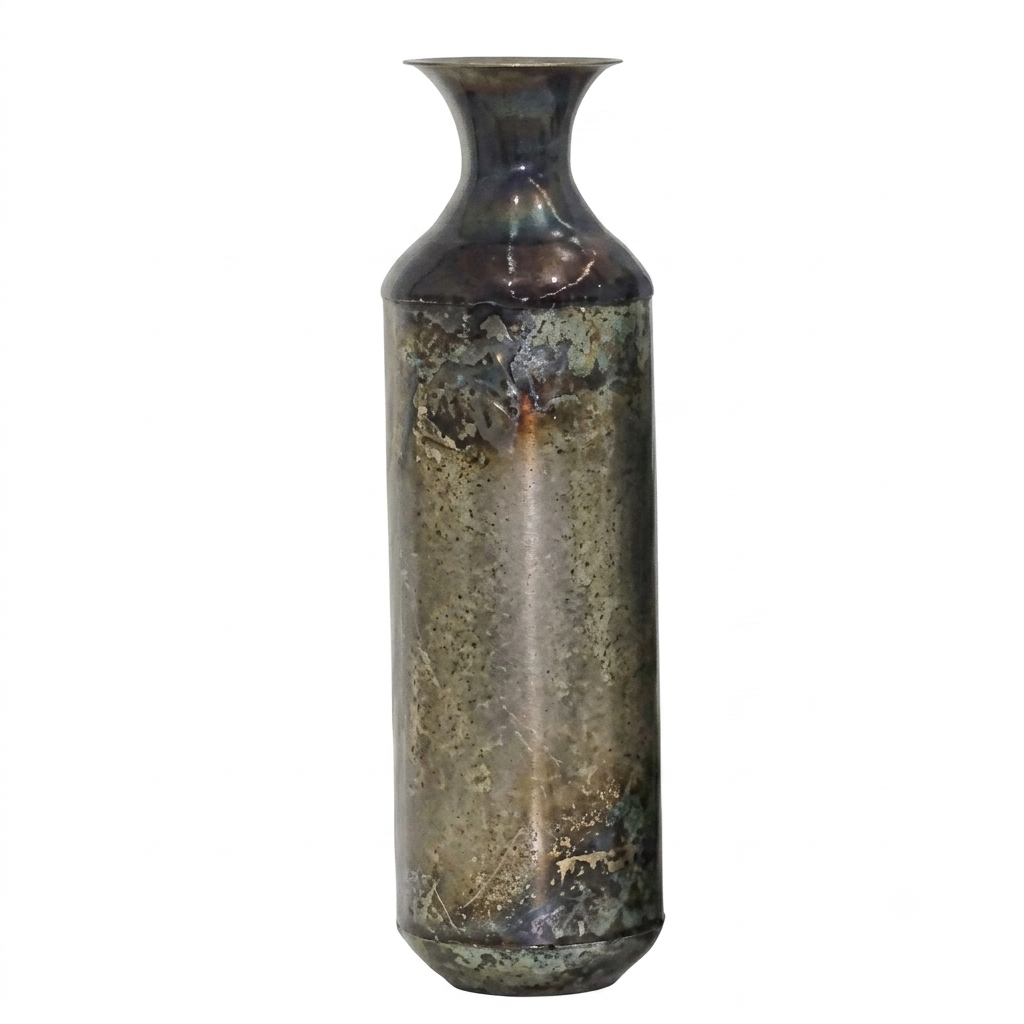 Jarrón Decorativo en Latón - Elegancia Artesanal 72CM
