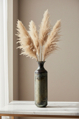 Jarrón Decorativo en Latón - Elegancia Artesanal 72CM