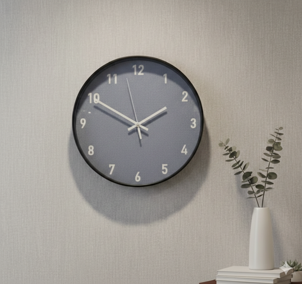 Reloj de Pared Moderno Gris
