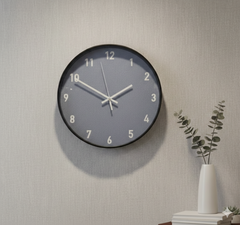 Reloj de Pared Moderno Gris