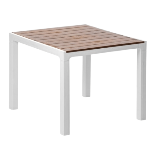 Mesa Madeira Cuadrada Caramelo