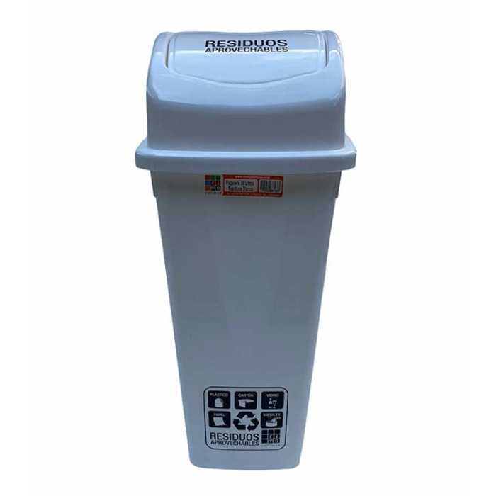 Papelera 35L Vaiven Blanca Rimoplast