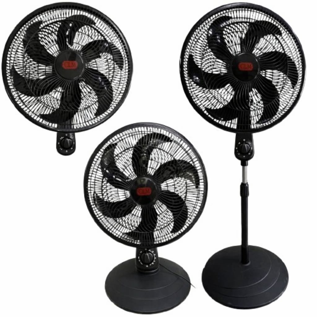 Ventilador CLM 16" De Perilla 3 en 1