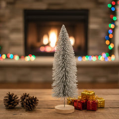 Árbol de Navidad Artificial Decorativo con Efecto Nevado Grande