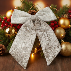 Moño Decorativo Navideño Claro Grande
