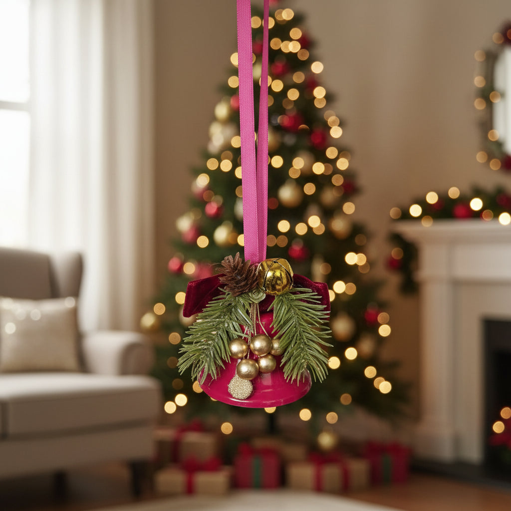 Adorno Navideño Colgante de Campana
