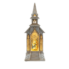 Capilla con Nacimiento Iluminada