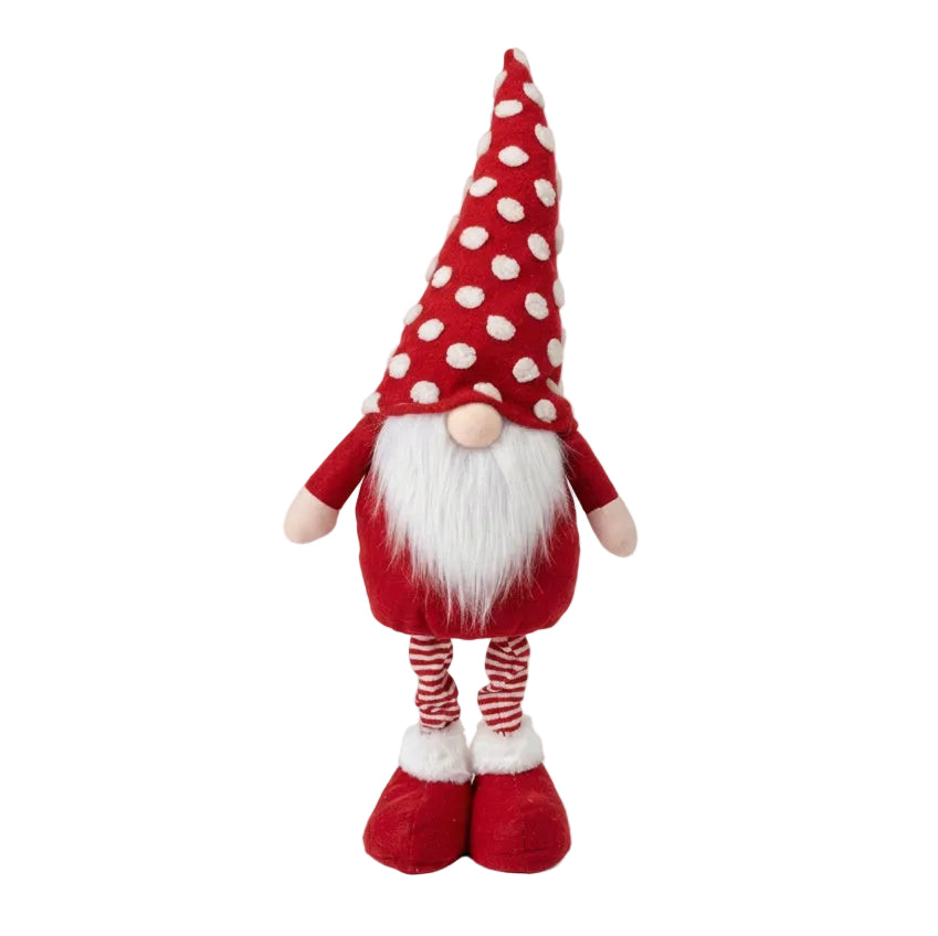 Gnomo Navideño extendible Decorativo con Sombrero 65cm a 75cm