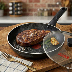 Sartén 24 cm con Tapa Titanium Force / Imusa