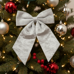 Moño Decorativo Navideño Claro Pequeño