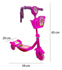 Scooter Con Canastilla, Sonido Y Luces Ref.1313