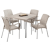 JUEGO COMEDOR RIMAX SHIA TAUPE