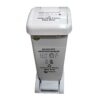 PAPELERA RECTANGULAR DE PEDAL 30L BLANCA COLPLAST
