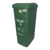 PAPELERA TAPA PLANA 55L COLOR SURTIDO COLPLAST