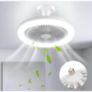LAMPARA LED CON VENTILADOR 2 EN 1 CON CONTROL - Imagen 2