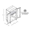 ARMARIO MEDIANO RATTAN WENGUE RIMAX - Imagen 3