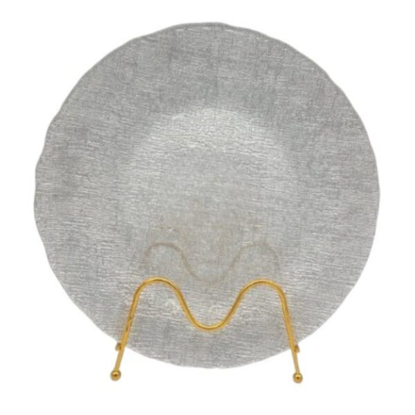 PLATO BASE PLATEADO