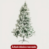 ÁRBOL CLÁSICO NEVADO 2.10m